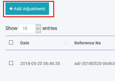 Quantity Adjustment 1