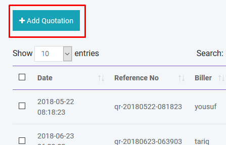 Quotation Add